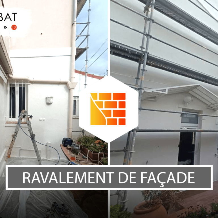 Ravalement de façade avec peinture Var