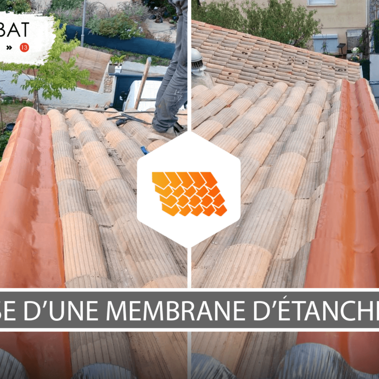Pose membrane d’étanchéité sur rives de toiture et tuiles Var