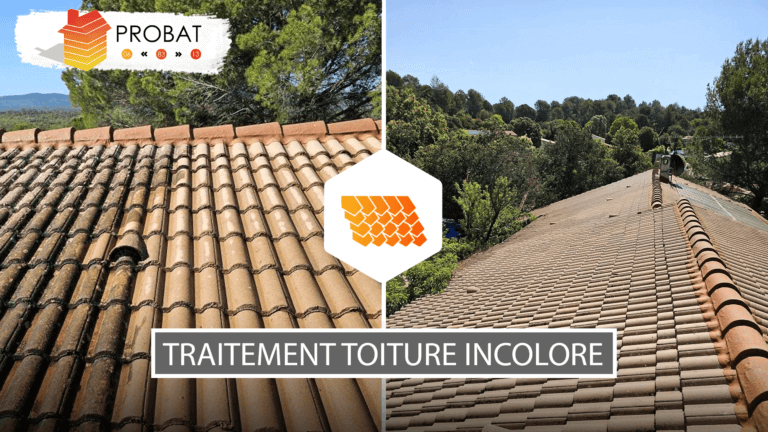 Traitement toiture incolore
