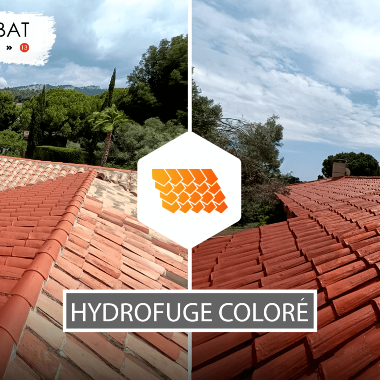 Hydrofuge coloré toiture Ollioules