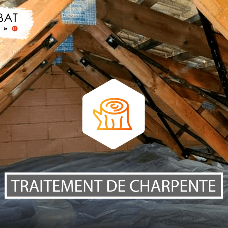 Traitement de charpente par pulvérisation contre les capricornes à La Farlède