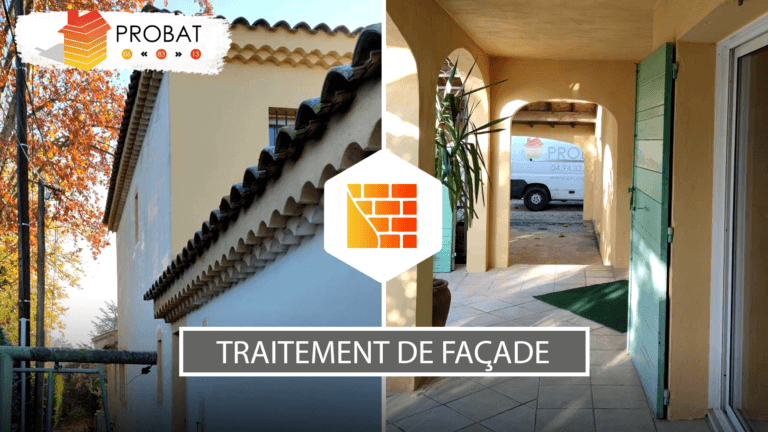 Traitement de façade hydrofuge coloré