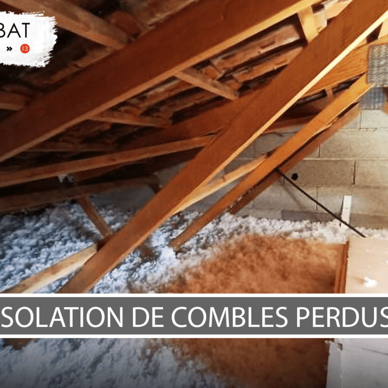 Isolation de combles perdus à Toulon dans le Var