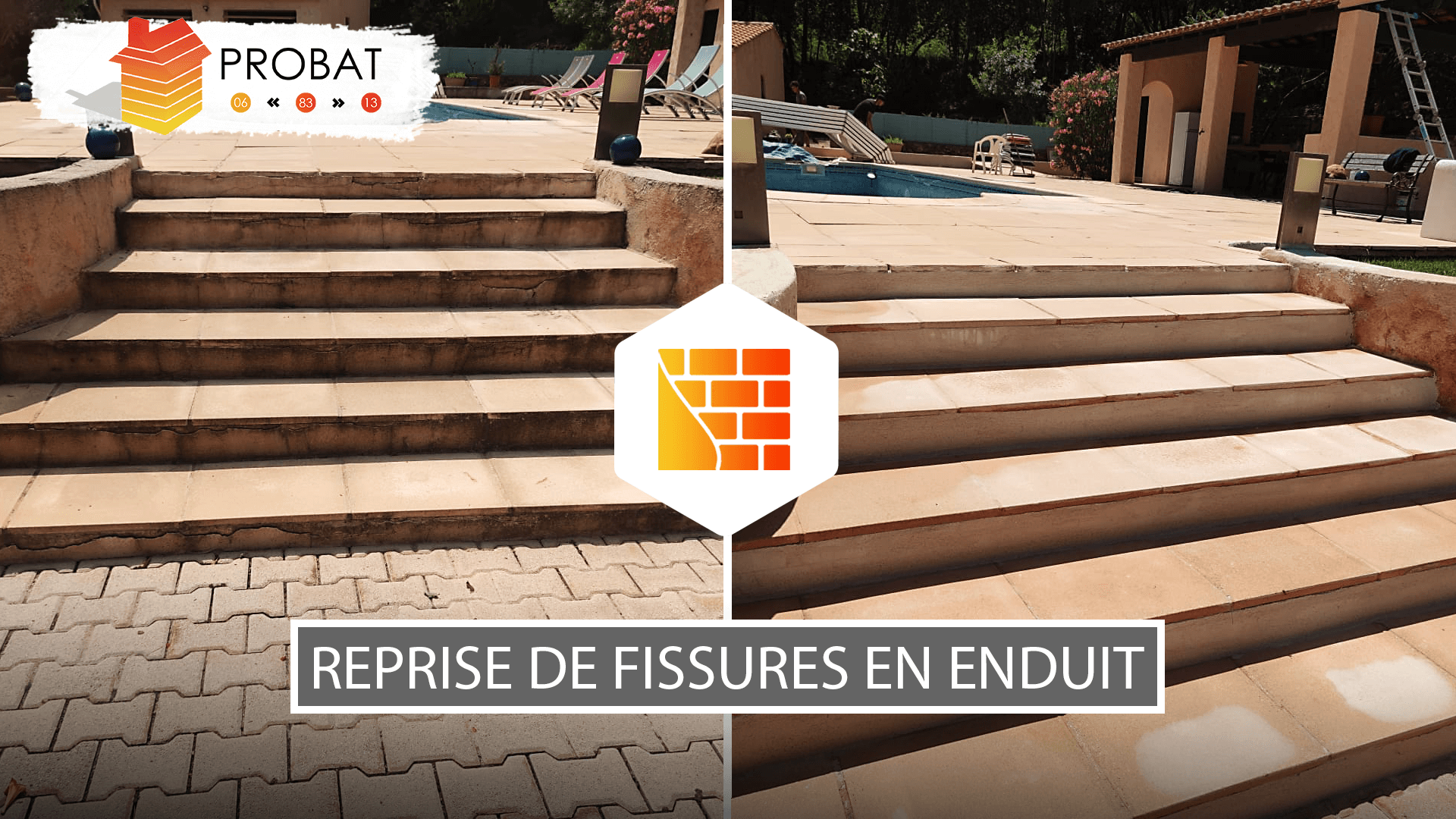 Reprise de fissures en enduit