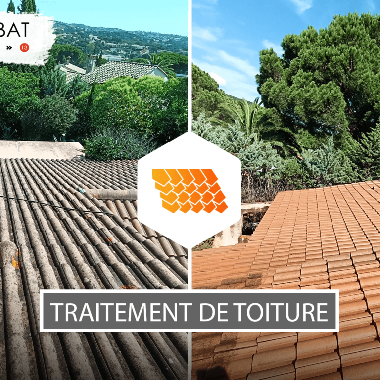 Traitement de toiture maison individuelle Var