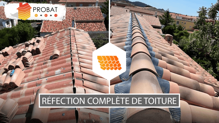 Réfection complète toiture avec PST et tuiles canal à Cuers