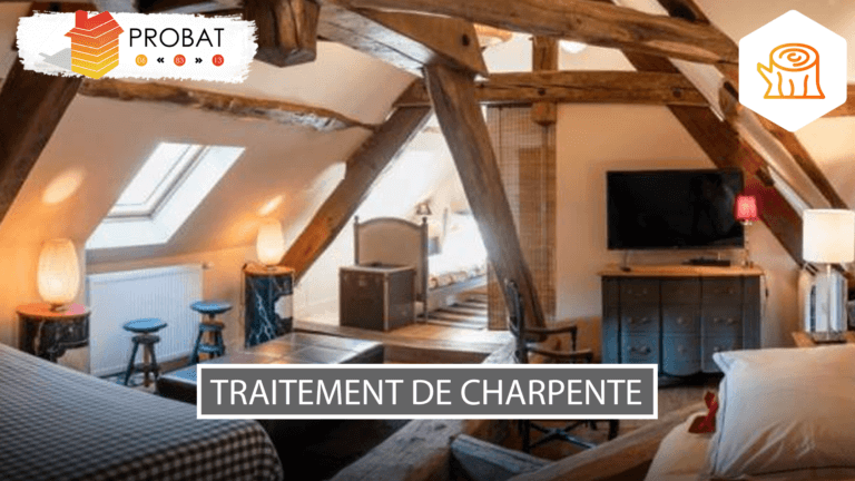 Traitement des bois de charpente