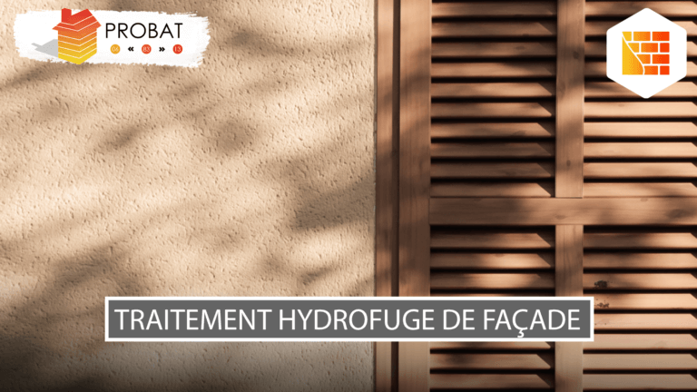 Traitement hydrofuge de façade