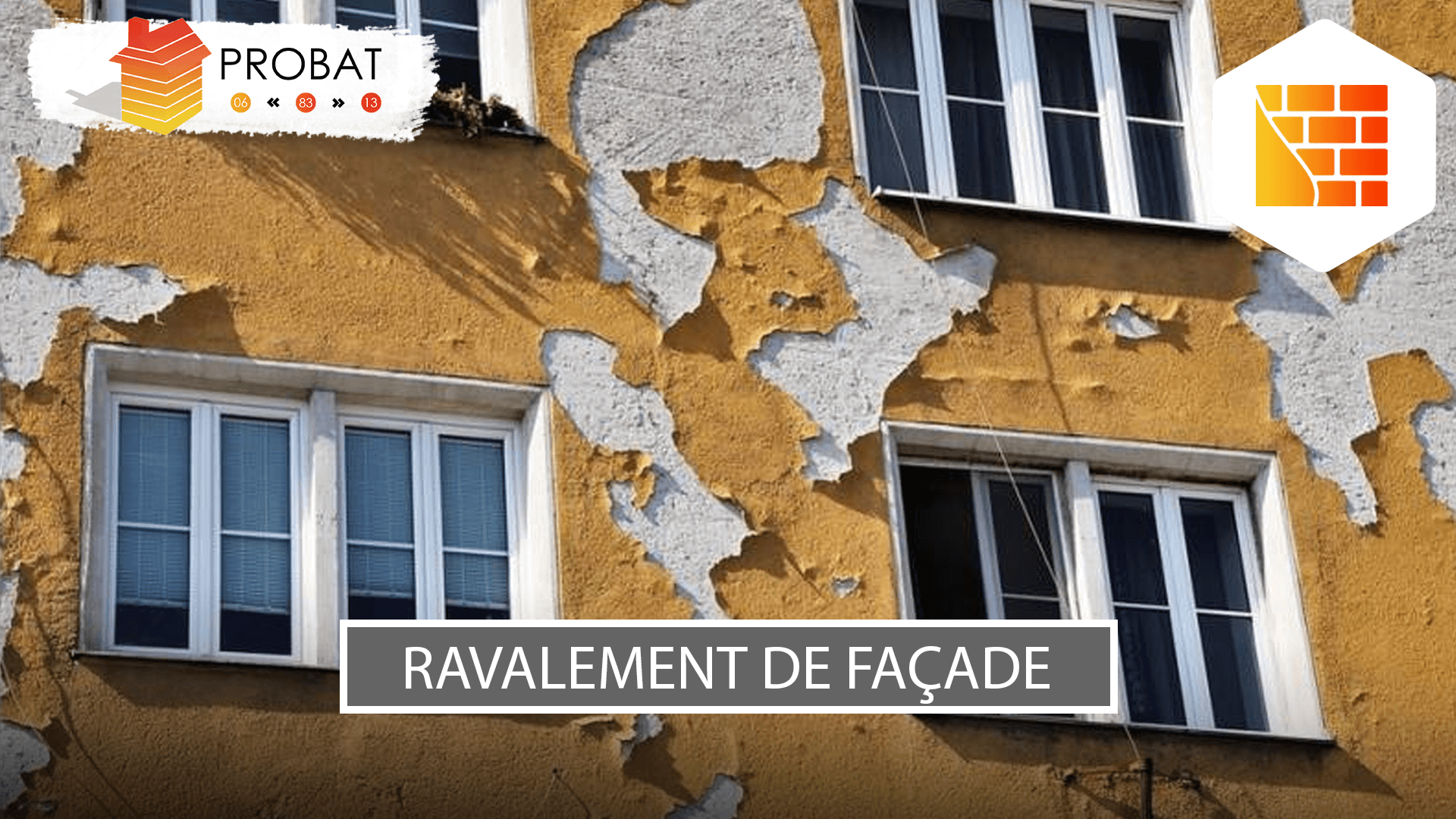 Ravalement de façade à La Garde dans le Var