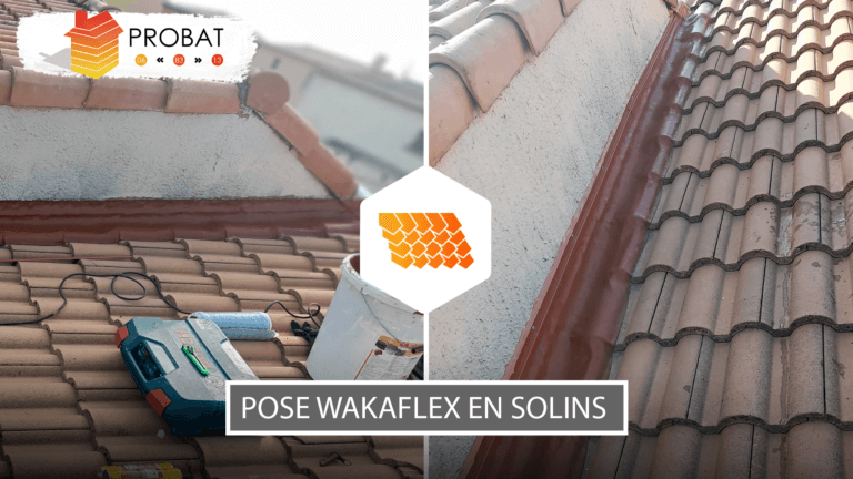Pose de solins type wakaflex à Peypin