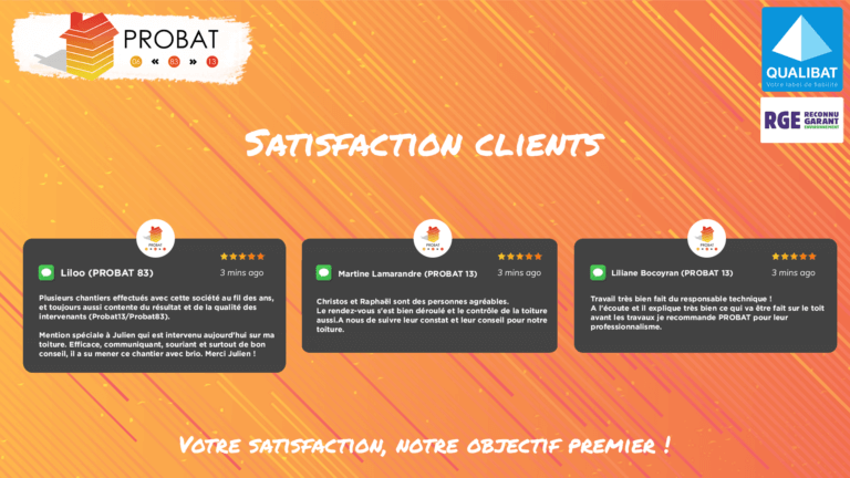 Avis client PROBAT