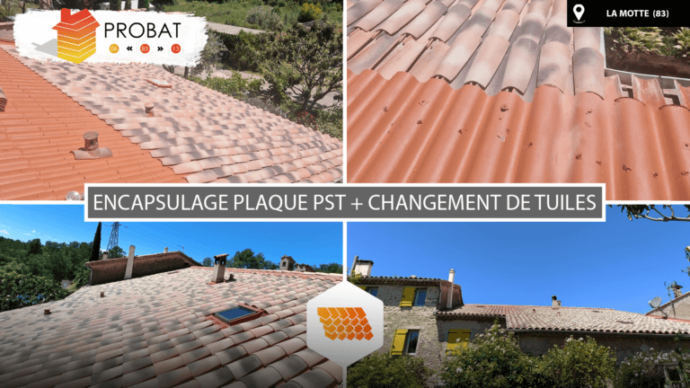 Réfection de toiture et changement de tuiles à La Motte
