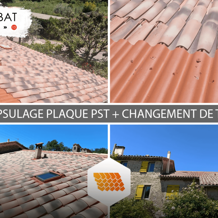 Réfection de toiture et changement de tuiles à La Motte