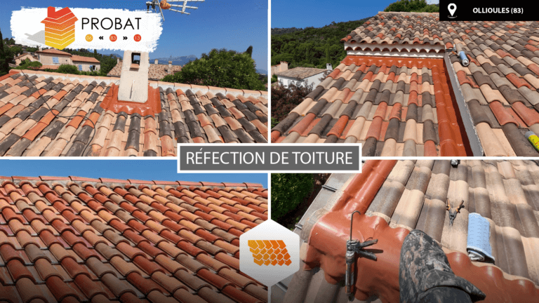 Réfection de toiture à Ollioules dans le Var