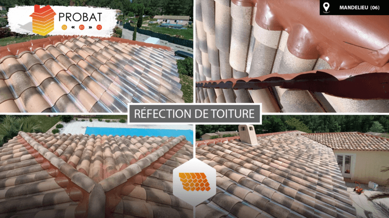 Réfection de toiture à Mandelieu