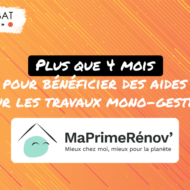 Fin des aides sur les travaux mono-gestes