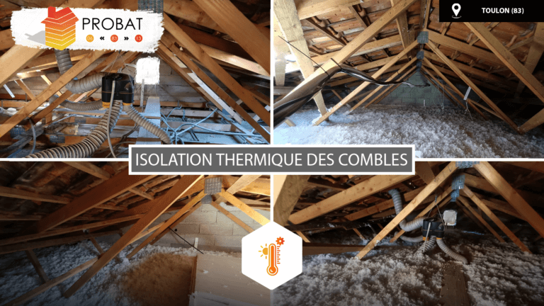 Isolation thermique des combles Toulon