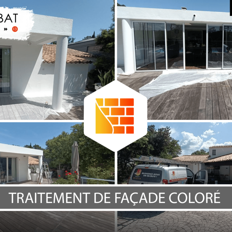 Avancements-des-travaux-Facebook Traitement de façade coloré à Brignoles