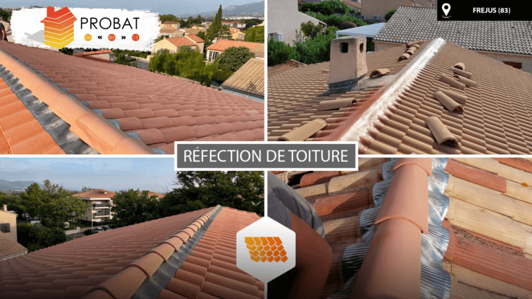 Réfection de toiture à Fréjus