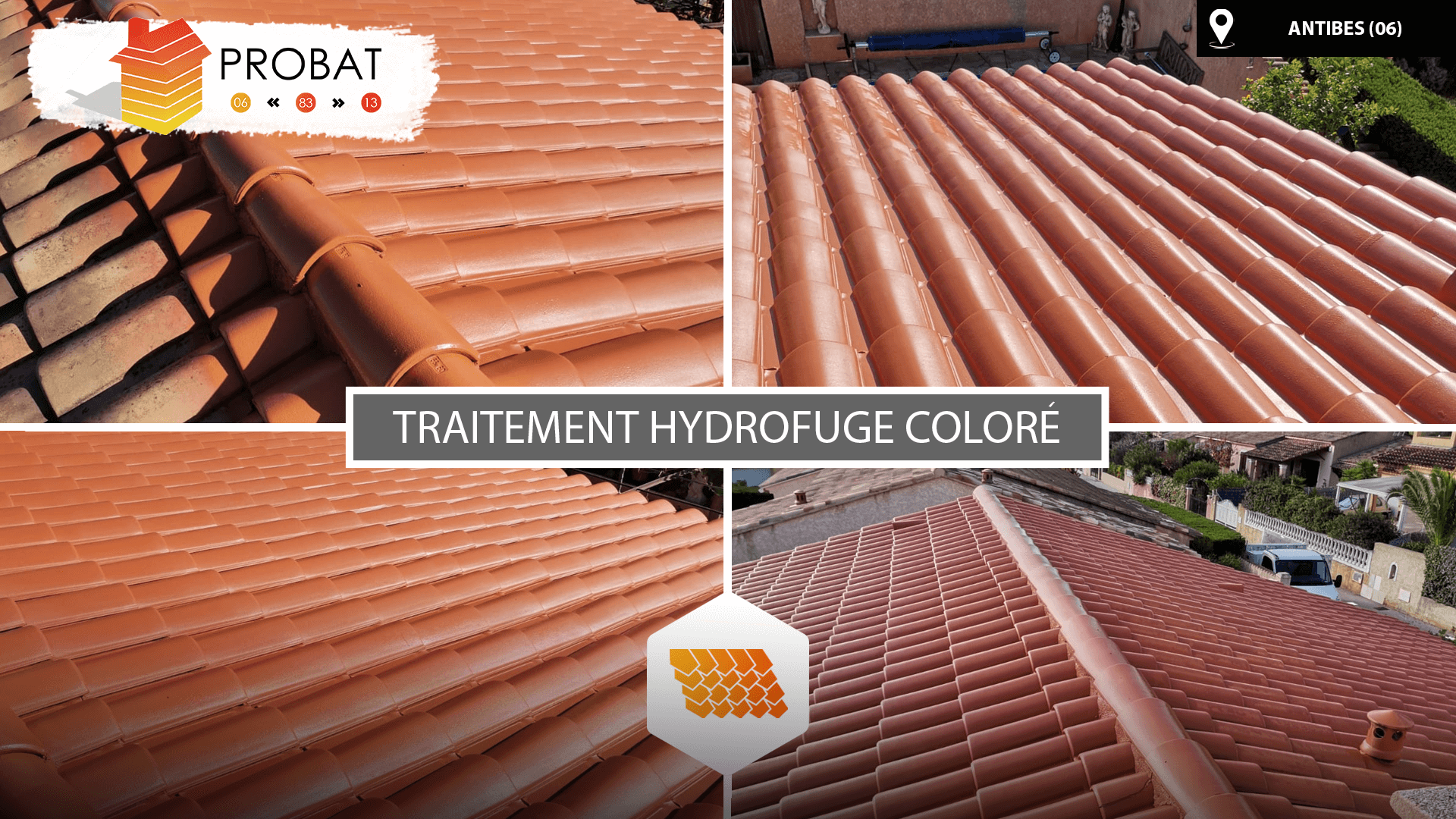 Traitement hydrofuge coloré Antibes