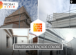 Traitement de façade coloré à Cuers PROBAT
