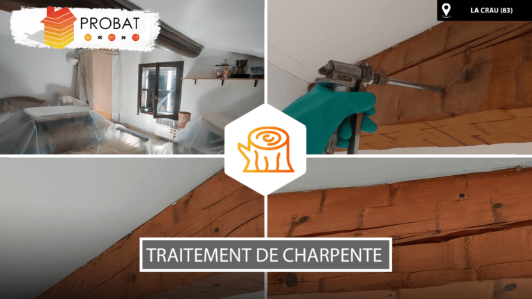 Traitement de charpente à La Crau