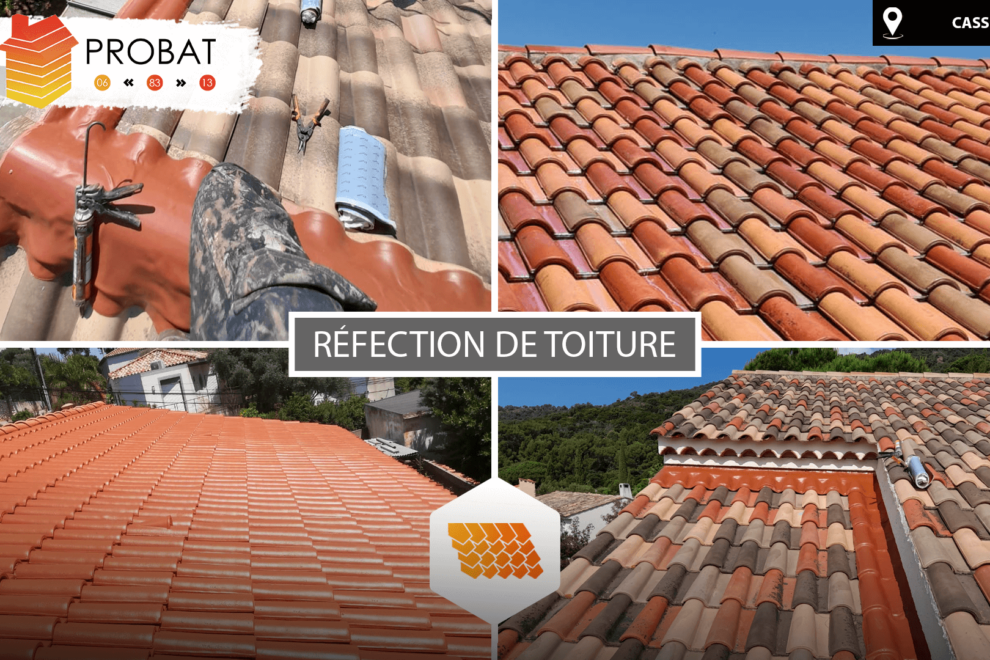 Réfection de toiture Cassis PROBAT13